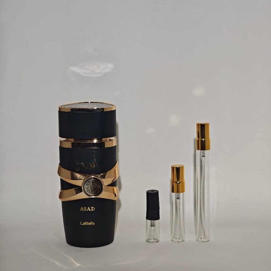 Lattafa Asad Eau de Parfum | Decant 2 ml, 5 ml y 10 ml