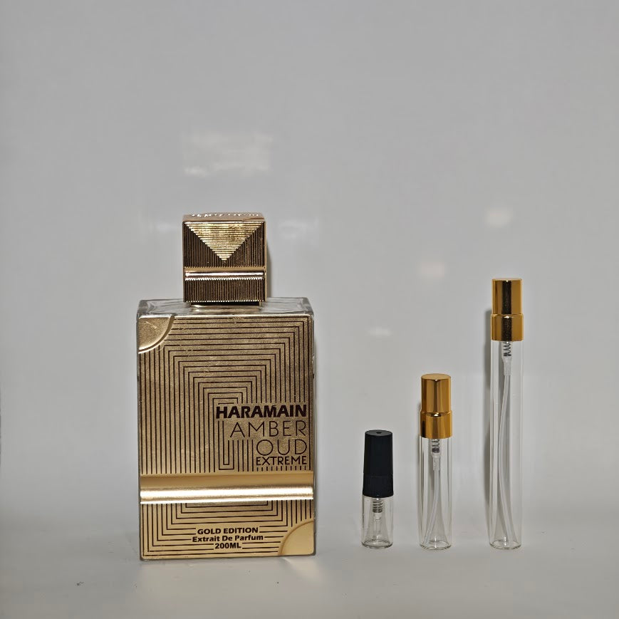Al Haramain Amber Oud Gold Edition Extreme Extrait de Parfum | Decant 2 ml, 5 ml y 10 ml