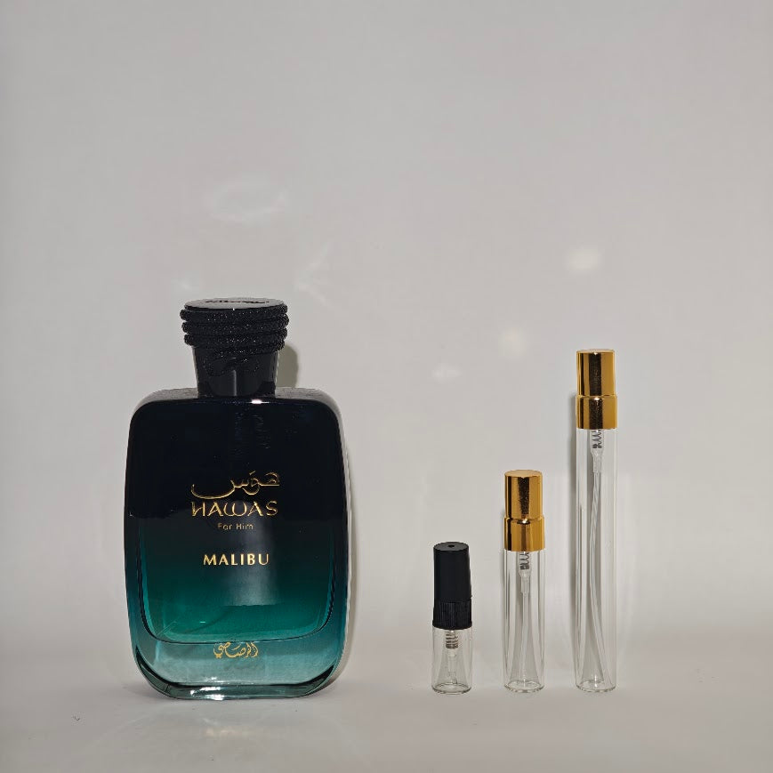 Rasasi Hawas For Him Malibu Eau de Parfum | Decant 2 ml, 5 ml y 10 ml