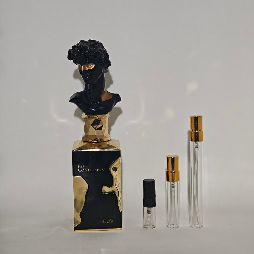 Lattafa His Confession Eau de Parfum | Decant 2 ml, 5 ml y 10 ml